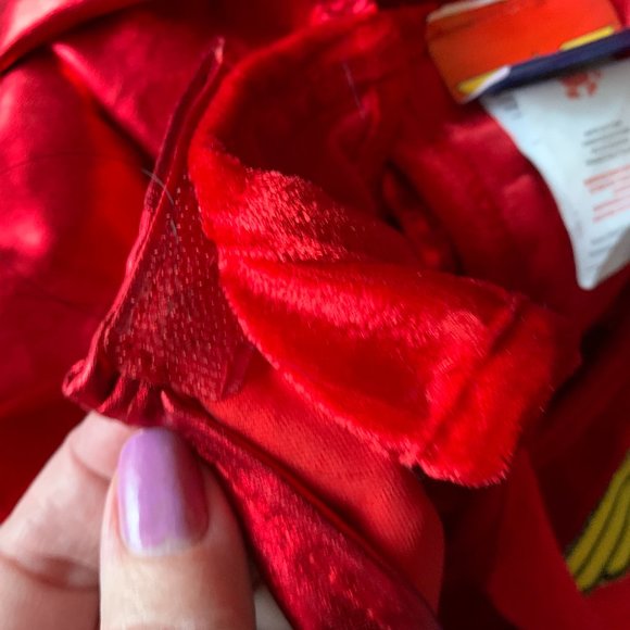 RUBIE'S COSTUMES WONDER WOMAN Costume Dress Cape Belt GIRLS SIZE M - Picture 7 of 7